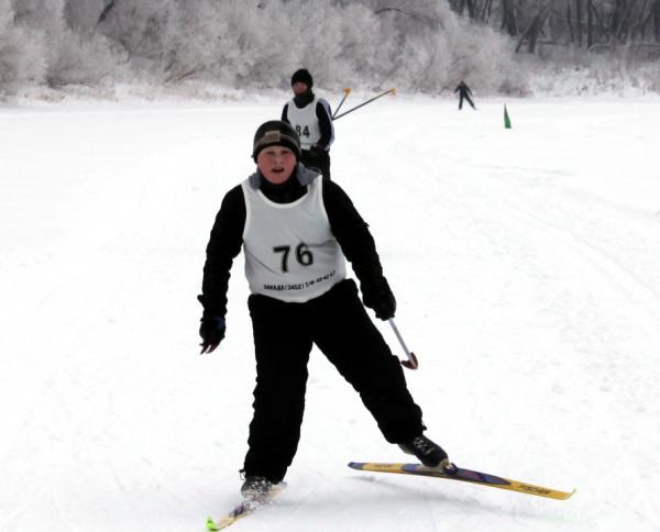 лыжник в Ишиме